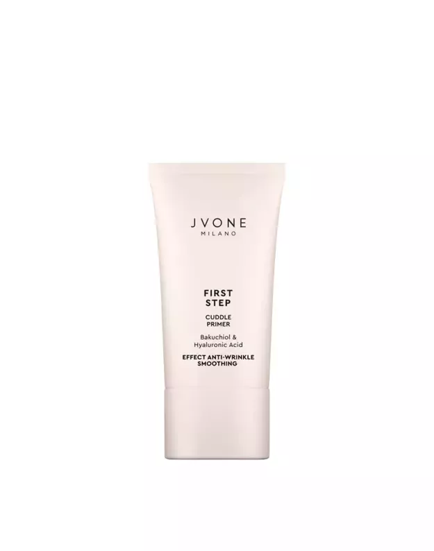 JVONE MILANO CUDDLE PRIMER- raukšles, poras lyginanti bazė suteikianti švytėjimo