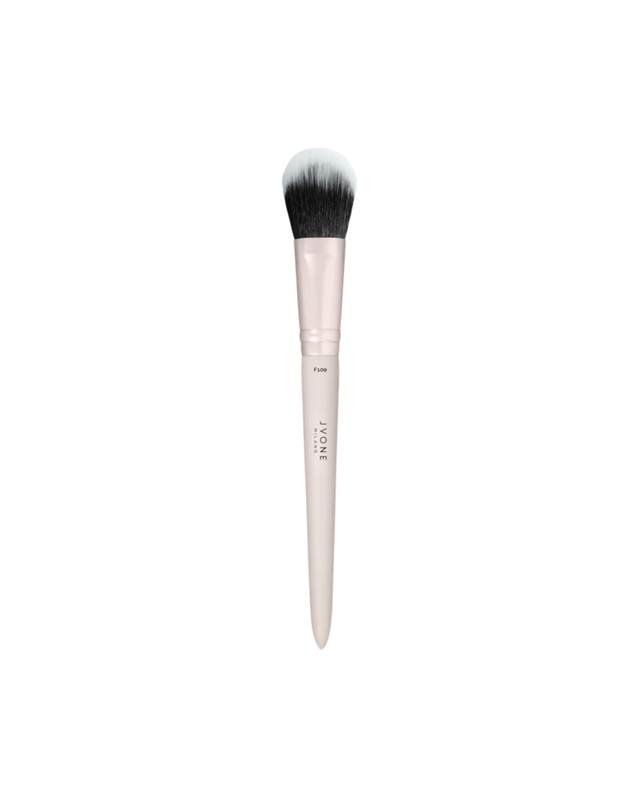 JVONE kosmetinis šepetėlis skystiems produktams skirstyti DUO FIBER BRUSHES F109