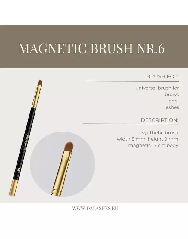 DA LASHES GALAXY BRUSH. Teptukai (įv. rūšių) 6