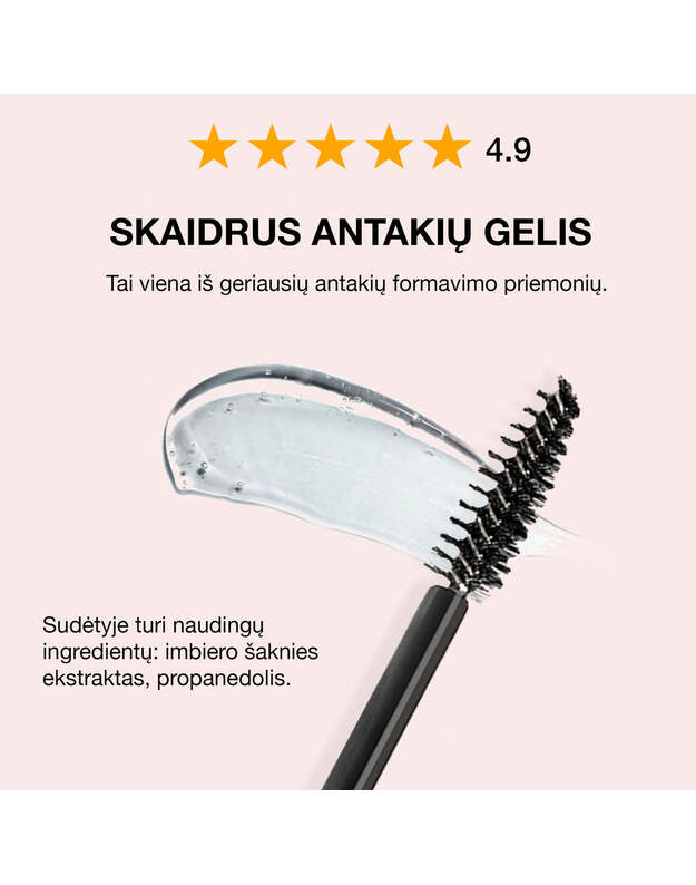 Y'AMOUR antakių gelis, bespalvis, 4,5 ml 1