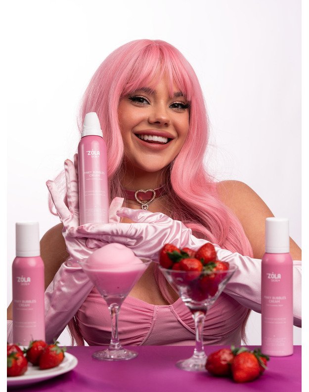 ZOLA Valomasis kremas / putos – Pinky Bubbles Cream 1
