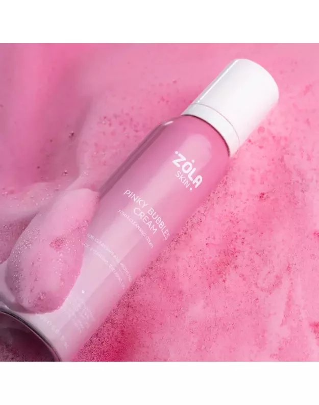 ZOLA Valomasis kremas / putos – Pinky Bubbles Cream