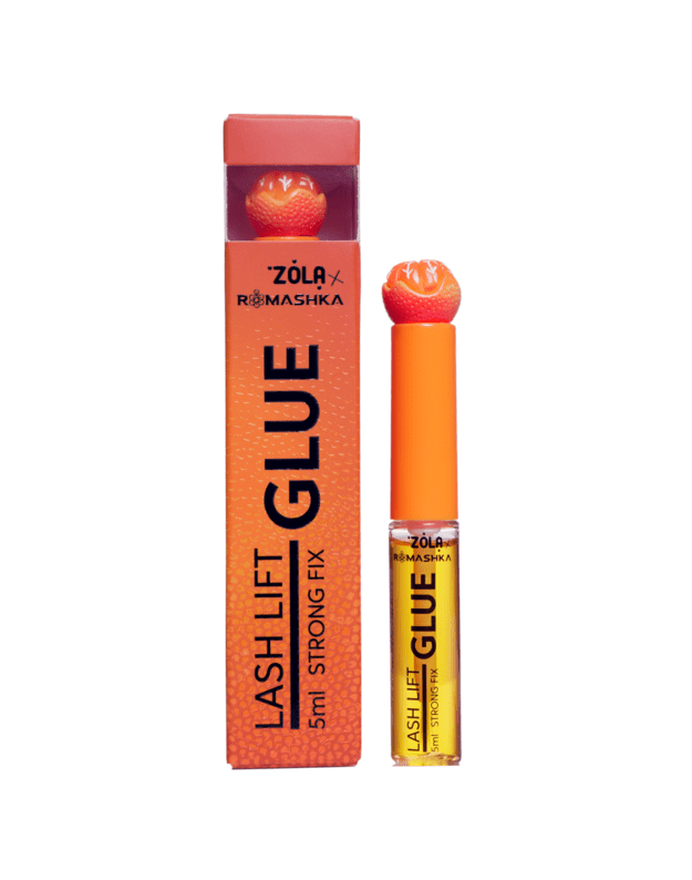 ZOLA Blakstienų laminavimo klijai „Orange Lash Lift Glue Strong Fix“, 5 ml.