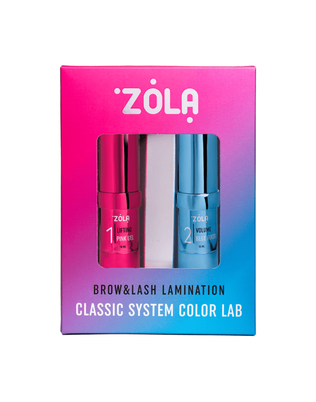 ZOLA Laminavimo sistemos rinkinys – Brow&Lash Lamination Classic System Color Lab