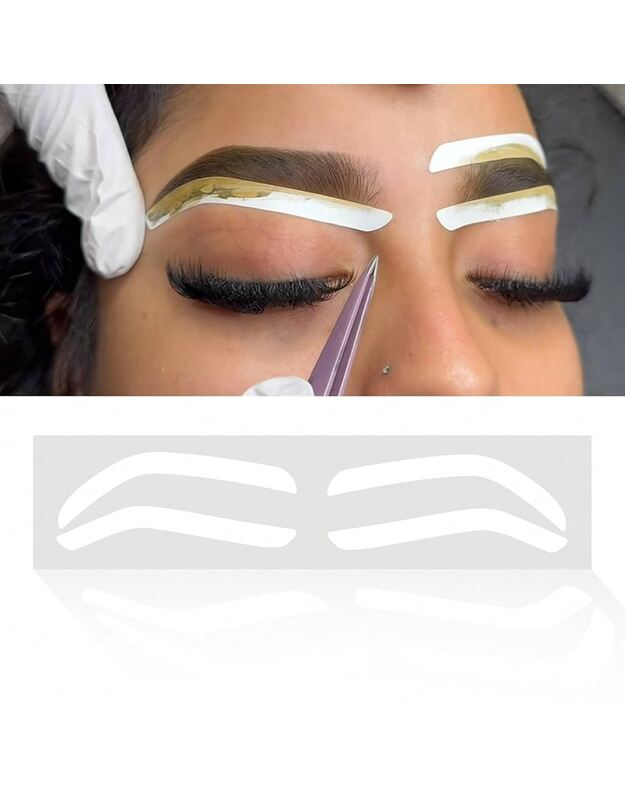 AIRBRUSH trafaretai antakiams