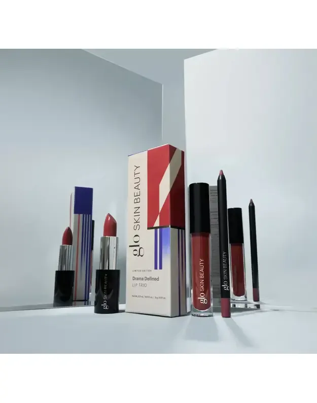 Glo Skin Beauty -  Išraiškingas lūpų makiažo rinkinys – Drama Defined Lip Trio 1