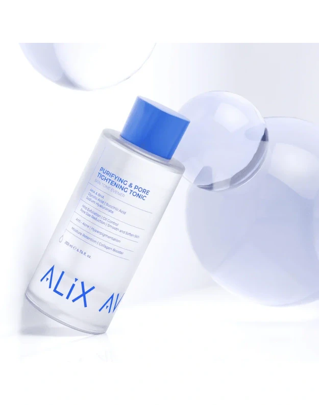 Alix Avien PURIFYING & PORE TIGHTENING TONIC- Valomasis ir poras sutraukiantis veido tonikas