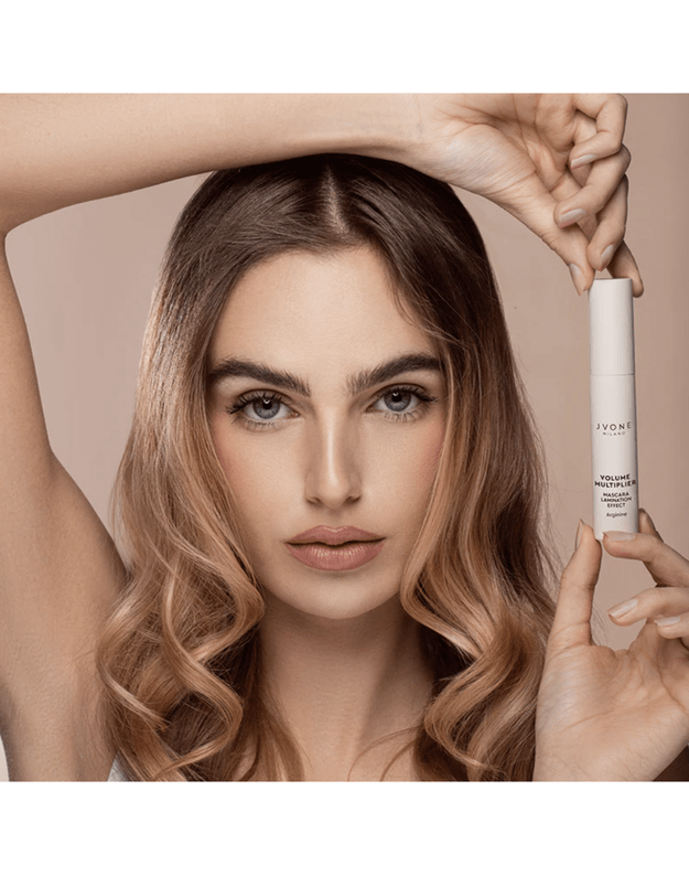 JVONE MILANO blakstienų tušas Volume Multiplier NUDE GLOW 2