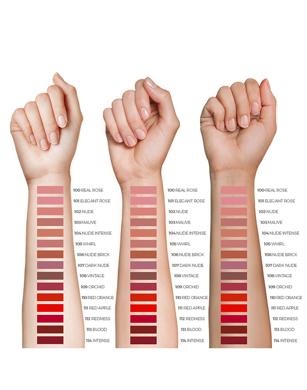 JVONE MILANO LAST TINT skysti lūpų dažai, 2.5ml Įvairios spalvos 1