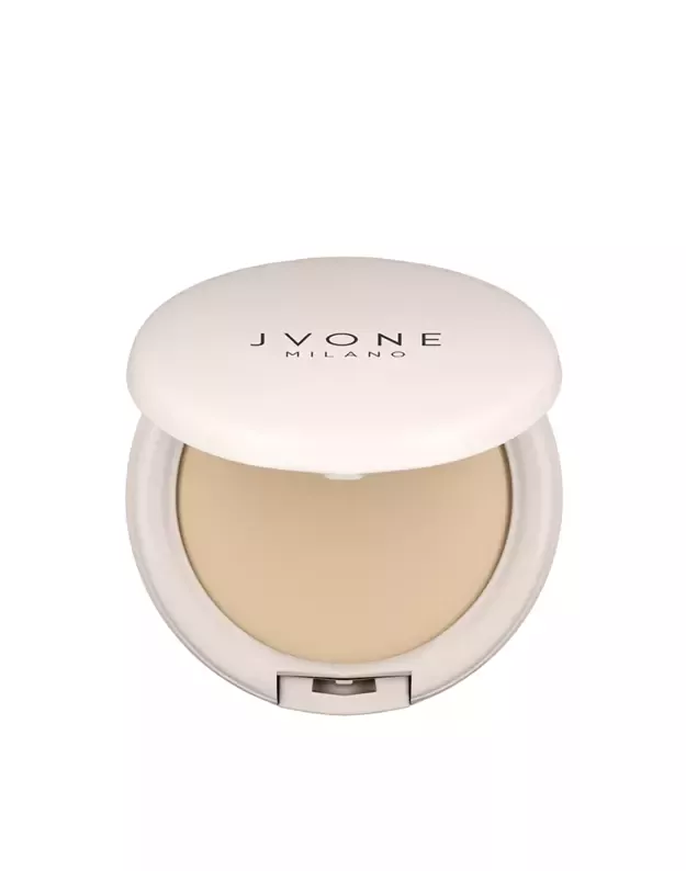 JVONE MILANO SPF30 kompaktinė veido pudra NUDE GLOW