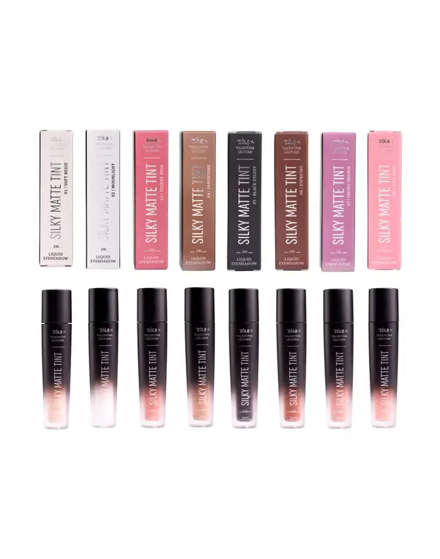 ZOLA x Valentina Lelyukh Silky Matte Tint- skysti akių šešėliai/ tintai
