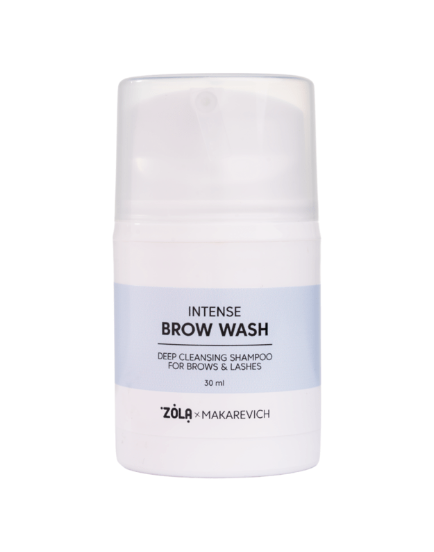 ZOLA x Makarevich Intense Brow Wash giliai valantis šampūnas antakiams ir blakstienoms