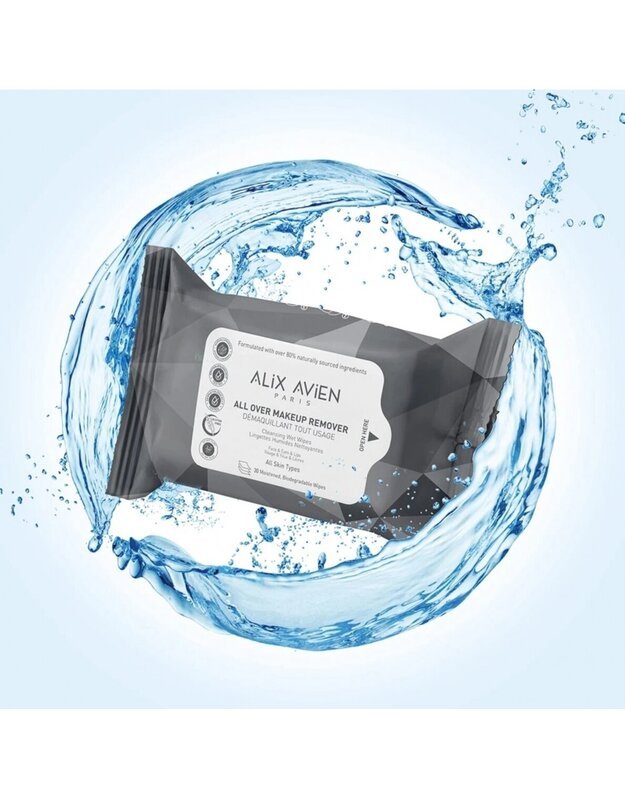 Alix Avien MAKE-UP REMOVER WET WIPES servetėlės makiažo valymui