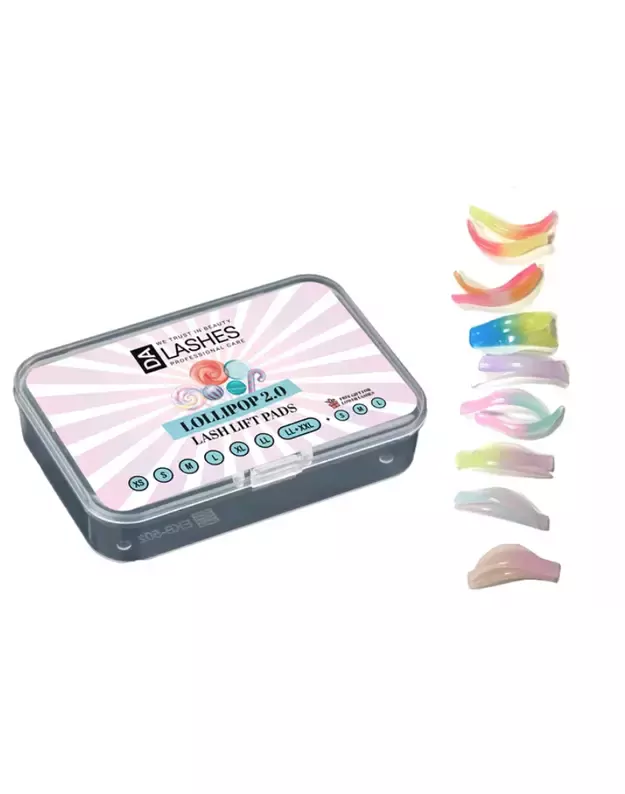 DA LASHES LOLLIPOP PADS 2.0 voleliai blakstienų laminavimui