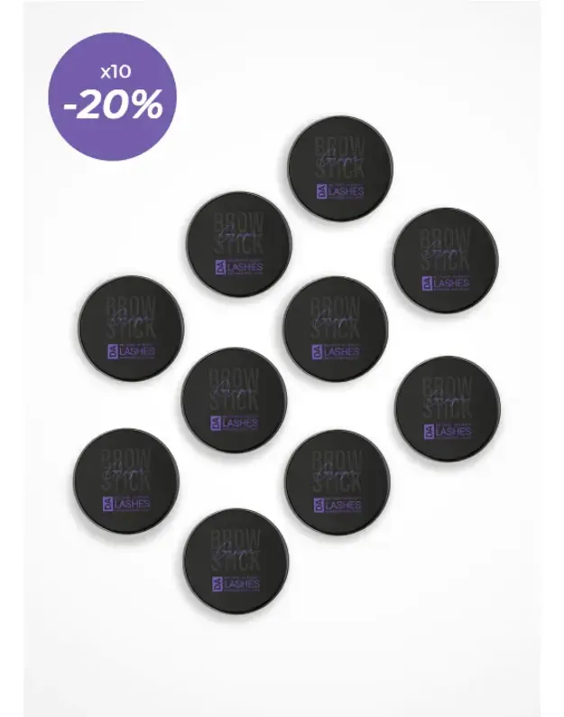 DA LASHES BROW STICK - antakių fiksavimo vaškas BROW STICK 10 vnt. didmenos rinkinys