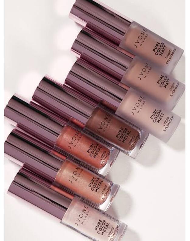 JVONE MILANO liquid eyeshadow - kreminiai akių šešėliai įv. spalvų