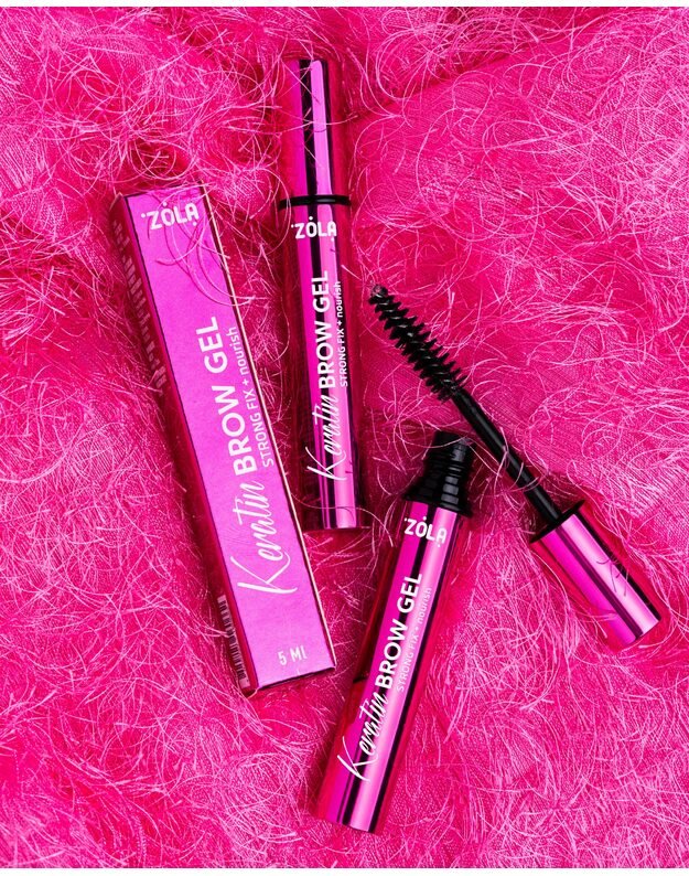 ZOLA keratin brow gel - bespalvis antakių gelis fiksacijai