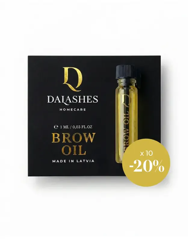 DA LASHES BROW OIL mini set (10 vnt.) DIDMENOS RINKINYS 1
