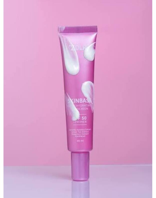 Zola Skin Base Daily Hydrating Sunscreen SPF 50 + Primer Drėkinamasis kremas nuo saulės ir baze 1