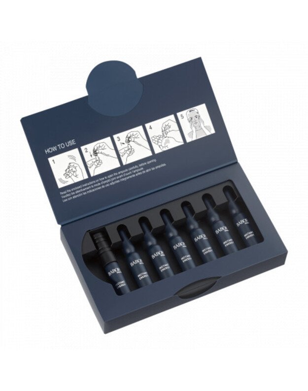 Babor Men Instant Energy Ampoule Concentrate Energizuojančios veido ampulės vyrams 7x2ml 2