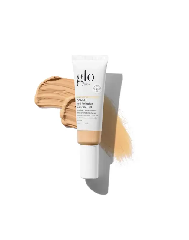 GLO SKIN BEAUTY -  APSAUGINIS DRĖKINAMASIS KREMAS SU ATSPALVIU NUO TARŠOS SPF 30 C-SHIELD / PROTECT+PREVENT C-SHIELD ANTI-POLLUTION MOISTURE TINT SPF 30 3